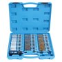 Lot de 38 brosses rondes en acier laiton.