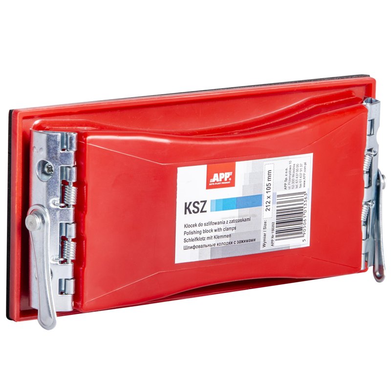 Image secondaire de APP KSZ - Cale à poncer manuelle rectangulaire avec loquets | Cale a poncer carrosserie de voiture | Compatible avec tout matéri