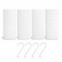 Metrox a1669 Lot de 4 humidificateurs en céramique «Relief» plats pour fixation au radiateur