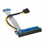 Kolink Riser Cable PCIe x1 to x16 - Cable PCIe pour Les Cartes D'extension - Riser PCIe x1 - Adapteur Riser PCI Express 16x avec
