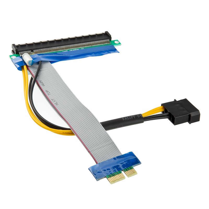 Image secondaire de Kolink Riser Cable PCIe x1 to x16 - Cable PCIe pour Les Cartes D'extension - Riser PCIe x1 - Adapteur Riser PCI Express 16x avec
