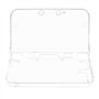 OSTENT Protection Clear Crystal Hard Guard Case Cover Skin Shell pour Nintendo 3DS XL / 3DS LL Couleur Blanc Clair