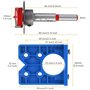 Goysen Gabarit de charnière dissimulée, Coupe-trou de charnière de 35 mm avec localisateur de perforateur pour charnières d'armo