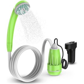 Douche Camping, Eletorot Douche Portable Camping Douche Extérieure avec Batterie Rechargeable, Tente de Camping Douche pour Camp Douche Camping
