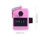 8 pièces Nombre Compteur À Main Compteur Compteur À 4 Chiffres Mécanique Clicker Compteur Assorti Couleur Compteur Tour Lap/Spor