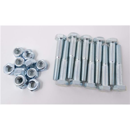 Lot de 12 vis de cisaillement pour tondeuses à gazon M 8 x 50 mm Catégorie 8.8