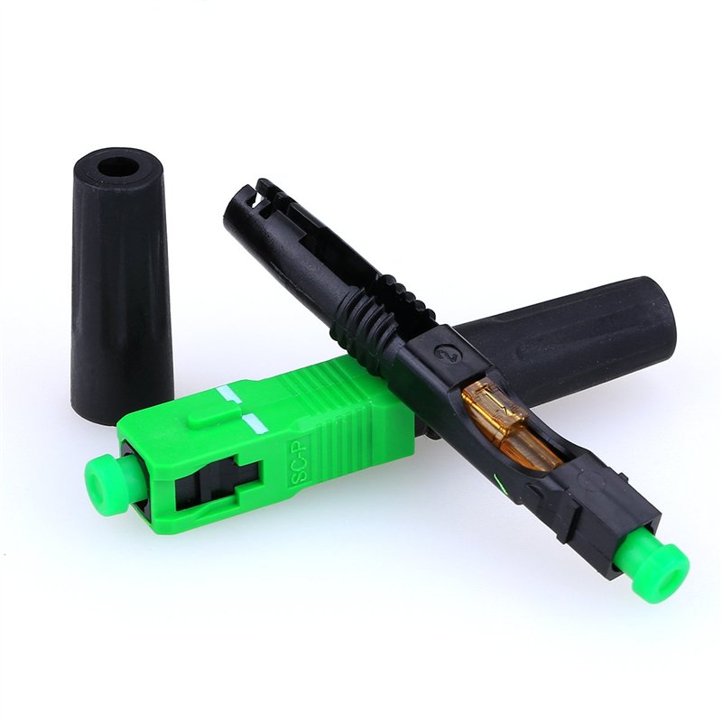 Image secondaire de Cruiser SC APC Lot de 10 connecteurs rapides à fibre optique monomode pour réseau CATV