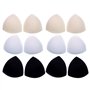 JZK Lot de 6 Paires de Coussinets de Soutien-Gorge en Mousse Amovibles triangulaires pour Maillots de Bain Soutien-Gorge Bikini