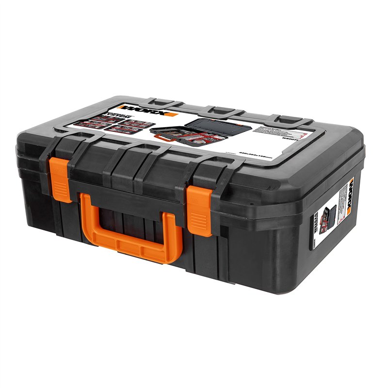 WORX - Coffret De Rangement Pour Outils Électroportatifs WORX (Malette À Outils Pratique Pour Ranger Vos Accessoires Et Outils