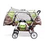 Habillage de Pluie pour Poussette Double Universelle Housse de Pluie Transparent Couverture Anti-Pluie/Protection Pluie et Vent 