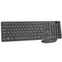Rii RK200 Ensemble Clavier Souris sans Fil bureautique Clavier de Bureau 2.40Ghz AZERTY(Version Française) avec Taille Complète