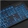 Rii RK105 Ensemble Clavier et Souris USB Rétroéclairé RGB pour Bureau de Domicile/Travail