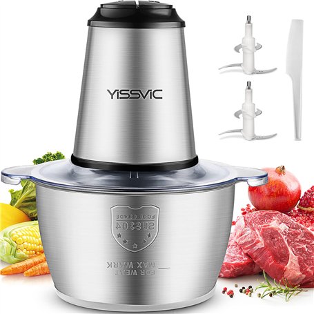 YISSVIC Hachoir de cuisine électrique 2 L