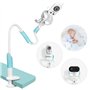 GHB Support de Caméra Universel Bébé Support de Moniteur Bébé Flexible Rotation à 360 ° Pliable Convient à la Plupart Babyphone