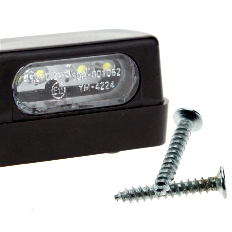 Image secondaire de The Lord of the Tools Éclairage de plaque d'immatriculation arrière à 4 LED avec scews universel pour moto, scooter