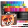 mancola 100 Couleurs Feutres Coloriage Adultes