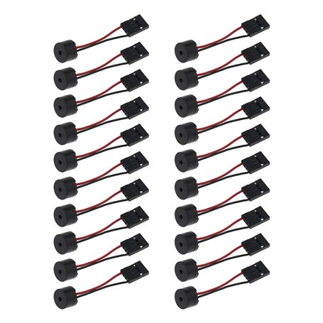 be in your mind 20x Code Bip Haut-Parleur Interne Buzzer 4 Broches Haut-Parleur Sondeur Carte Mère pour PC de Bureau Connecteur