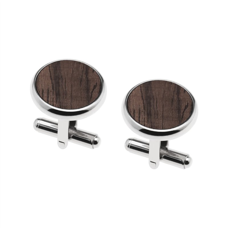 The Lord of the Tools 1 Paire De Boutons De Manchette en Bois Naturel Boutons De Manchette Classiques pour Chemise Bijoux pour H