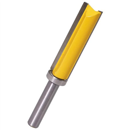 WSOOX ensemble de bits de routeur de modèle de motif de finition embout de garniture affleurante à queue de 8 mm fraise à affleu