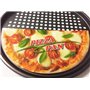 Professional Class Plaque à pizza antiadhésif pour four 32,5 cm de diamètre avec technologie Fast Crisp