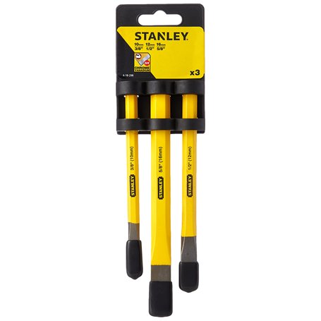 Stanley 4-18-298Kit de Burins 3 Pieces 140 x 10 mm