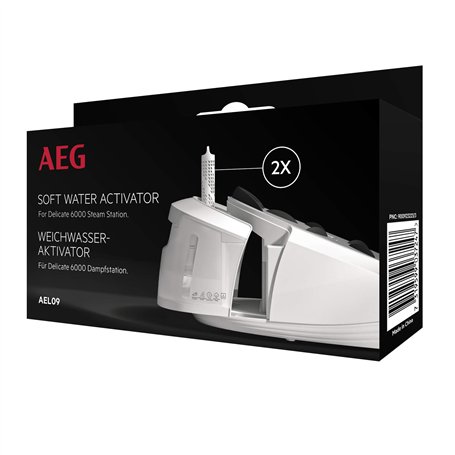 AEG 900 923 223 AEL09 Lot de 2 cartouches anticalcaire pour centrale vapeur ST6-1-4LG
