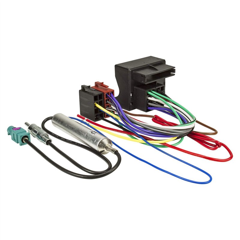 Image secondaire de Sound-way Câble Adaptateur ISO Autoradio, Antenne fakra compatible avec Citroen, Peugeot