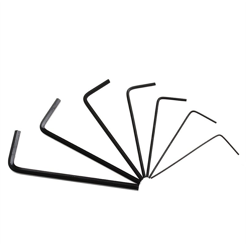 Image secondaire de WOWOWO 7 pièces 0.7mm-3mm Mini hexagone Hexagonal clé Allen Ensemble clé Tournevis Trousse à Outils