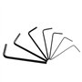 WOWOWO 7 pièces 0.7mm-3mm Mini hexagone Hexagonal clé Allen Ensemble clé Tournevis Trousse à Outils