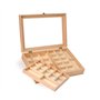 GLOREX 6 2003 341 Boîte à Bijoux en Bois de pin