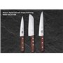 Victorinox Wood Couteau Santoku, Érable Modifié, Lame Alvéolée, 17 Cm, Boîte Cadeau