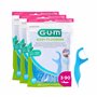 GUM EASY-FLOSSERS | Porte-fil dentaire | Élimine les résidus alimentaires et la plaque entre les dents | Recouvert de fluor et d
