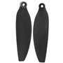 Shanrya Lame d'hélices, 8 pales d'ailes d'hélices légères pour Accessoires de Drone pour Mavic Mini Bordure Argent Noir