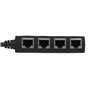 Adaptateur Ethernet RJ45, Adaptateur Répartiteur 1 à 4 Ports, Adaptateur de Câble Réseau RJ45, Protection contre les Interférenc