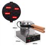 Fayelong Gaufrier Oeufs De Hong Kong Appareil Pour Gâteaux D'oeuf Acier Inoxydable Electrique Antiadhésif Rotatif Professionnel 