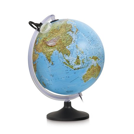 Nova Rico Globe terrestre Lumineux à Relief 30 cm