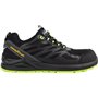 GOODYEAR Mixte 7296 Black Bat Chaussures de sécurité sans métal SP1 en Tissu Noir et Vert Taille 40