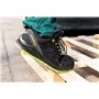 GOODYEAR Mixte 7296 Black Bat Chaussures de sécurité sans métal SP1 en Tissu Noir et Vert Taille 40