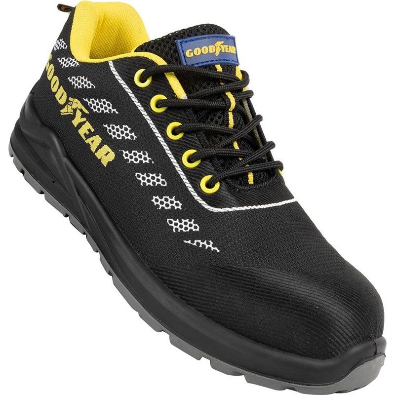 Image secondaire de GOODYEAR Mixte Chaussures de sécurité S1P Noires et Jaunes sans métal numéro 43