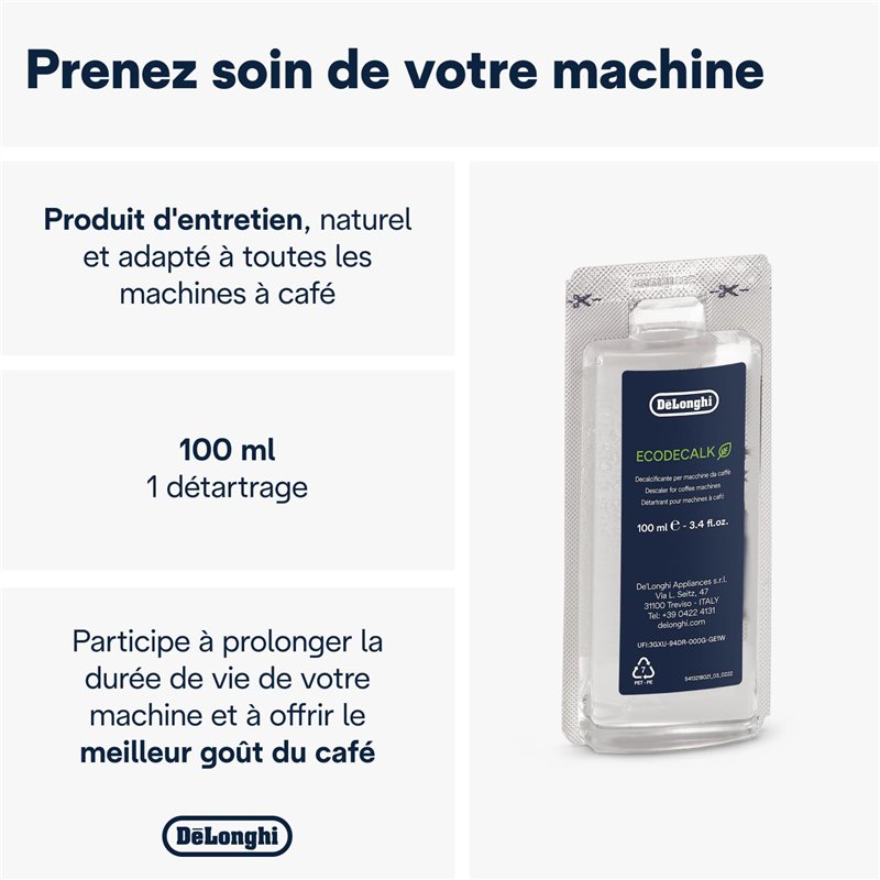 Image secondaire de De'Longhi Ecodecalk DLSC101 Détartrant écologique 100 millilitres
