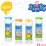 Dulcop- Peppa Pig Bulles de Savon, 103597000, Multicolore lot de 36 pièces