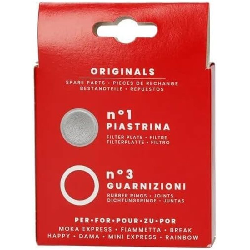 Image secondaire de Bialetti Joint pour cafetière expresso 3 tasses 3 x joints + tamis