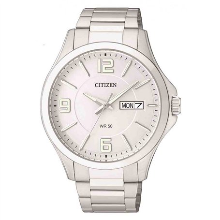 Citizen Mixte Analogique Quartz Montre avec Bracelet en BF2001-55A