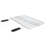 Unbekannt Sunday Grille de cuisson chromée Largeur 60 cm Profondeur 40 cm