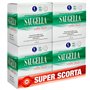 Saugella Saugella Cotton Touch Serviettes Extérieures Nuit Action Anti-odeurs Avec Ailes En Coton Hypoallergéniques 48 Pièces