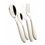 BUGATTI GGAU-023F50 Gioia Ménagère de 24 Pièces Service de Table SAN/Acier Ivoire 22 x 8 x 30 cm
