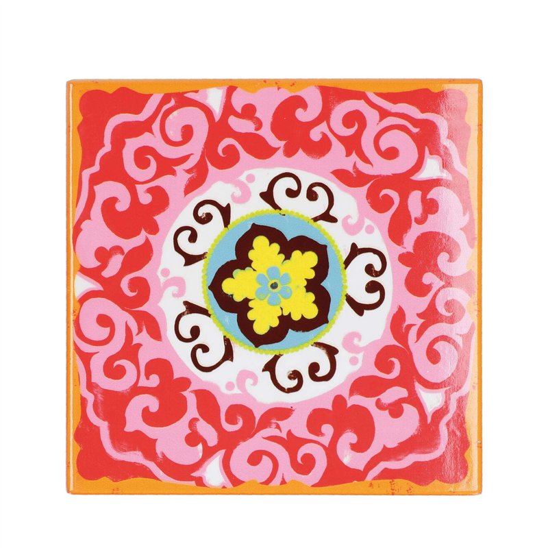 Rose & TULIPANI - Dessous de Plat Orange Nador