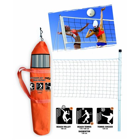 SPORT ONE Set Voleyball + Filet Outdoor Multisport