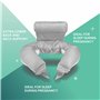 KOALA BABYCARE Coussin de Grossesse pour Dormir XXL - Coussin Allaitement Confortable Multifonctionnel - Housse Amovible 100% Co