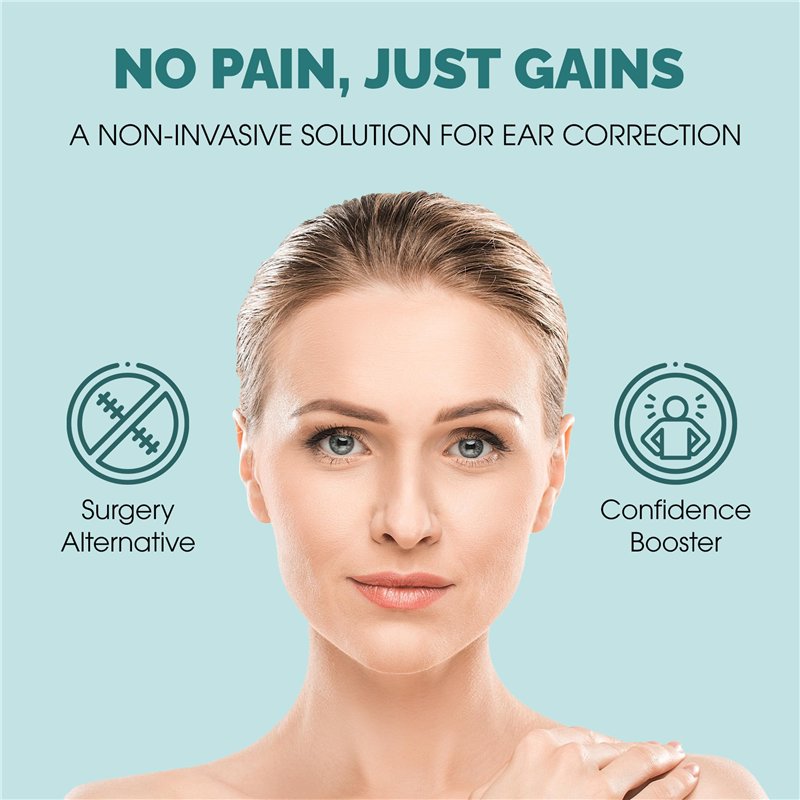 Image secondaire de Earo correcteurs cosmétiques oreilles décollées | 20 correcteurs pour oreilles séparées | Alternative à l'otoplastie | Solution